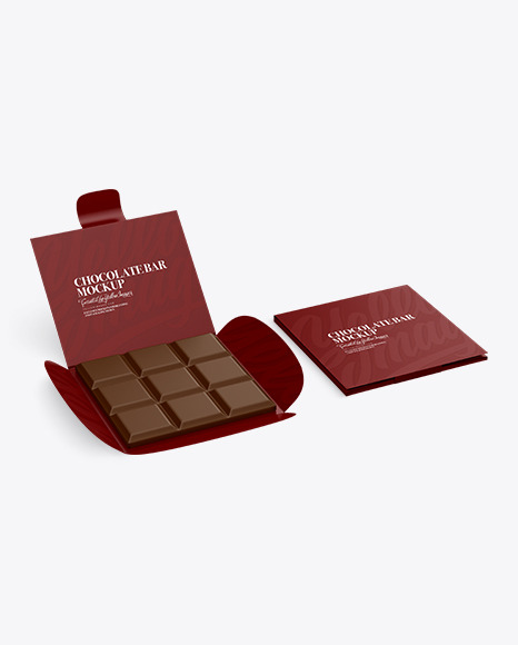 Two Chocolate Bars Mockup