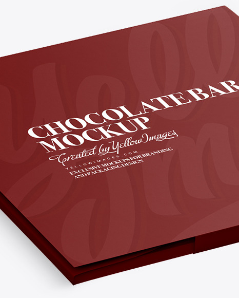 Two Chocolate Bars Mockup PSD #2