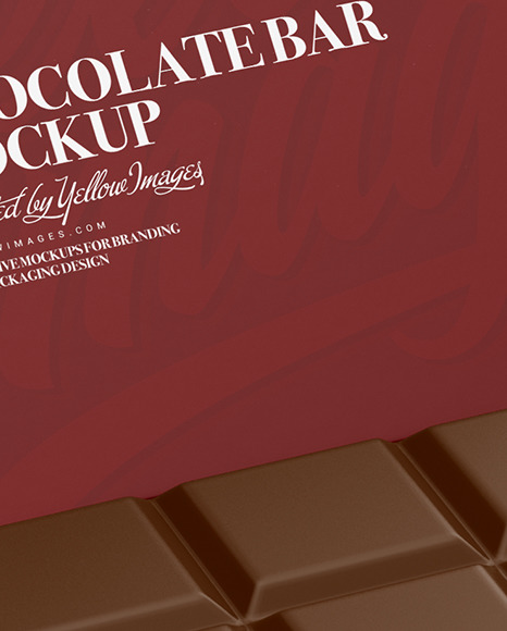 Two Chocolate Bars Mockup PSD #1