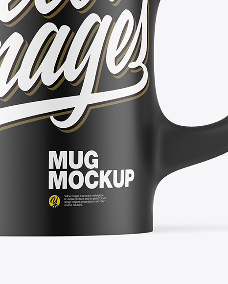 Matte Mug Mockup PSD #6