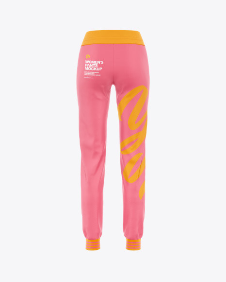 Women&#039;s Pants Mockup - Back View
