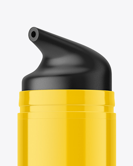 Airless Glossy Bottle Mockup PSD #6