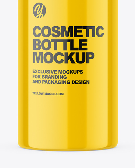 Airless Glossy Bottle Mockup PSD #7