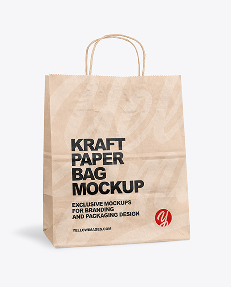 Kraft Paper Shopping Bag Mockup - Free Download Images High Quality PNG ...