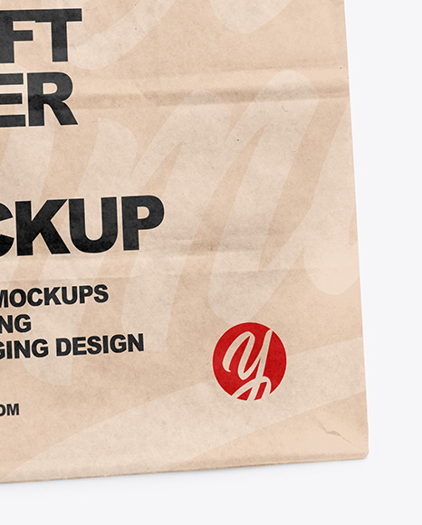 Kraft Paper Shopping Bag Mockup PSD #5