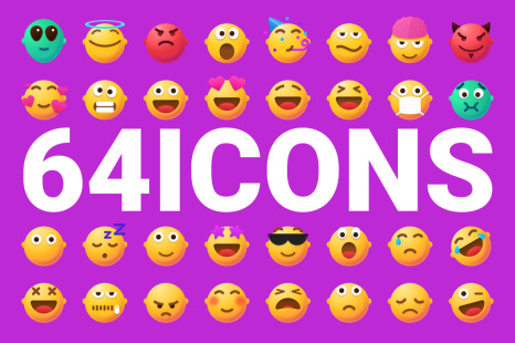 Vivid Emojis Icons Pack