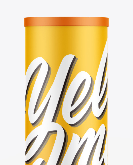 Matte Snack Tube Mockup PSD #2