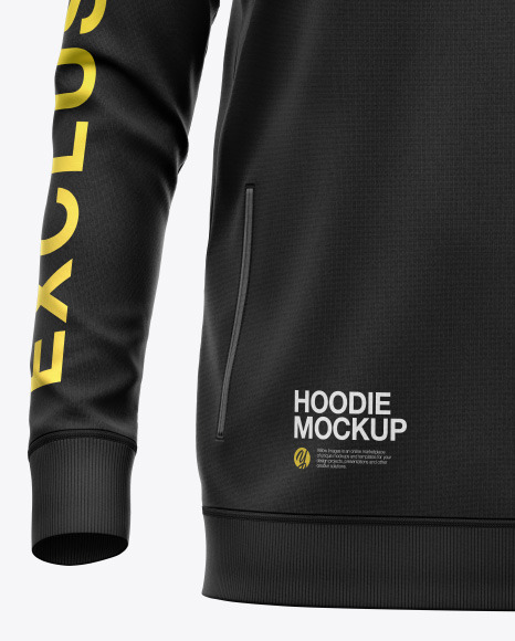 Hoodie Raglan Mockup PSD #1