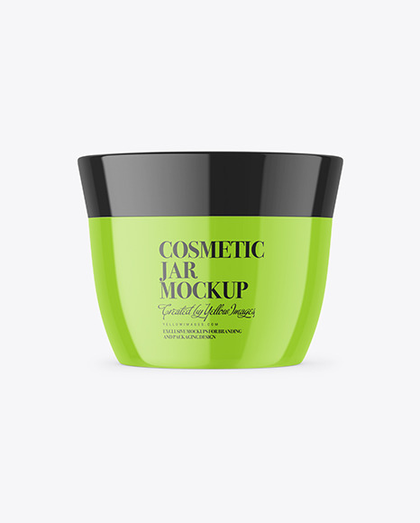 Cosmetic Jar Mockup