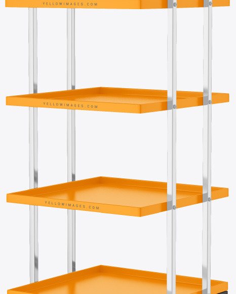 Display Stand Mockup   Half Side View PSD #6