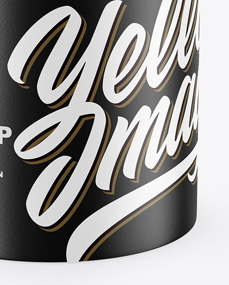 Matte Paper Tube Mockup PSD #1