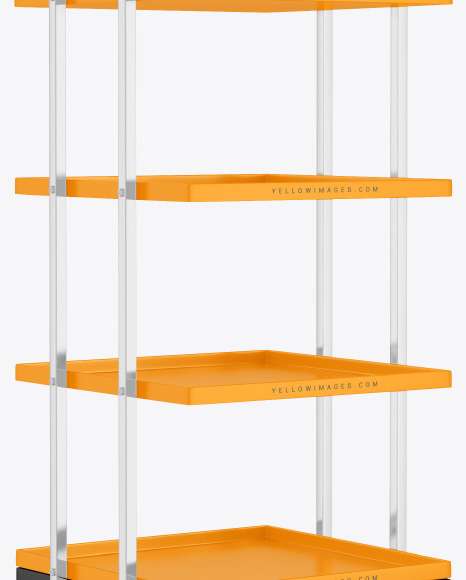 Display Stand Mockup   Half Side View PSD #6