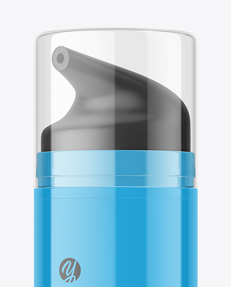Airless Glossy Bottle Mockup PSD #1