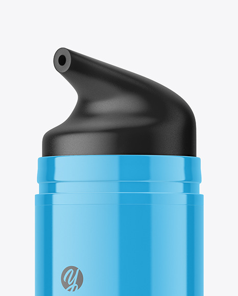 Airless Glossy Bottle Mockup PSD #6