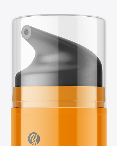 Airless Glossy Bottle Mockup care 85356