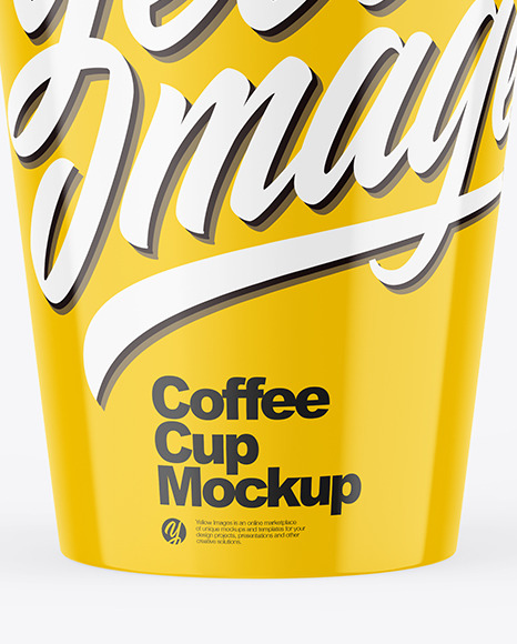 Glossy Coffee Cup Mockup cup 85352
