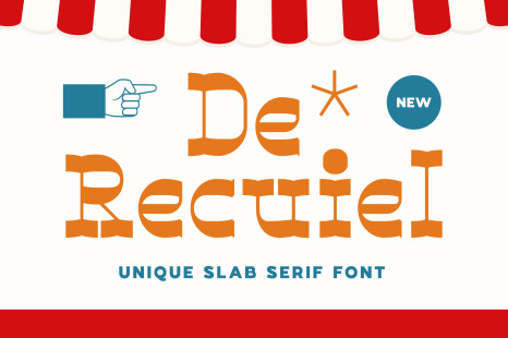 De Recuiel - Unique Slab Serif