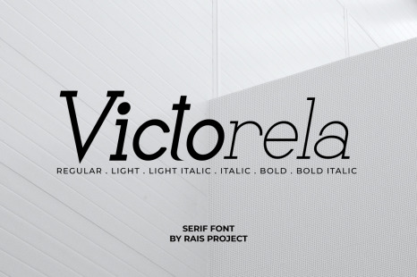 Victorela Serif Font