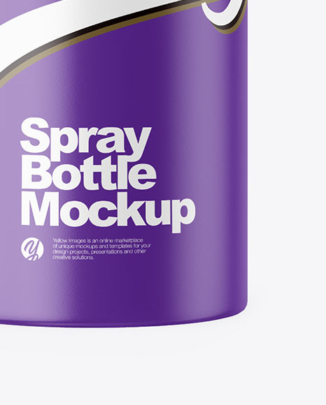 Spray Bottle Mockup PSD #1