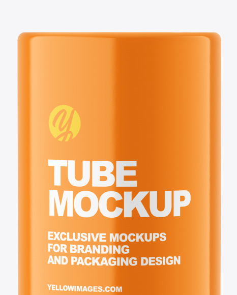 Glossy Tube Mockup PSD #2