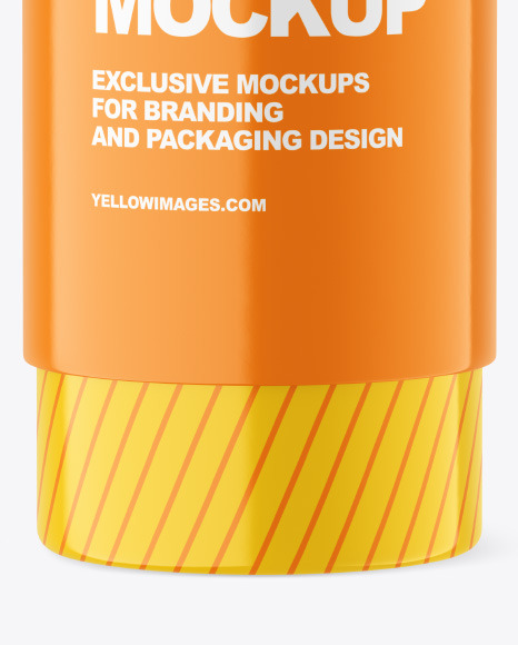 Glossy Tube Mockup PSD #1