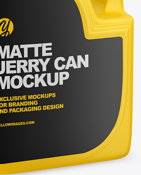 Matte Jerry Can Mockup PSD #1