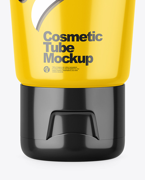 Glossy Cosmetic Tube Mockup PSD #4