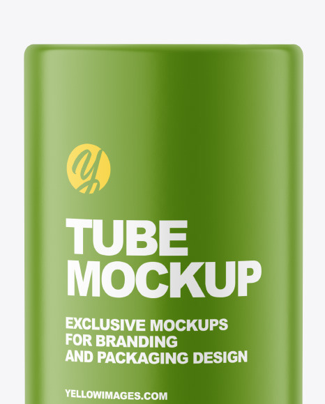Matte Tube Mockup PSD #2