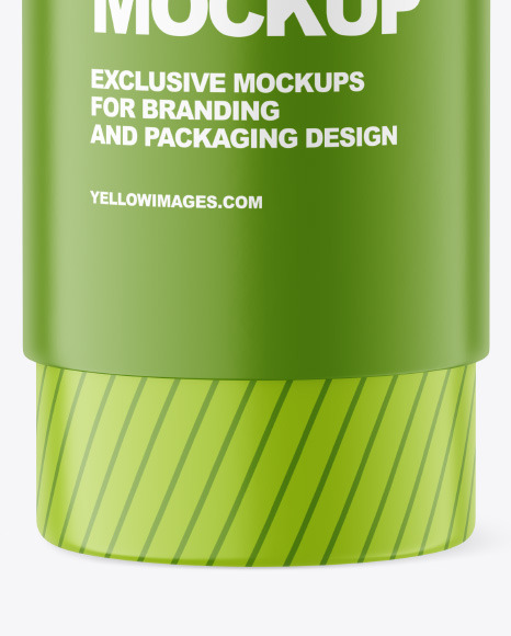 Matte Tube Mockup PSD #1