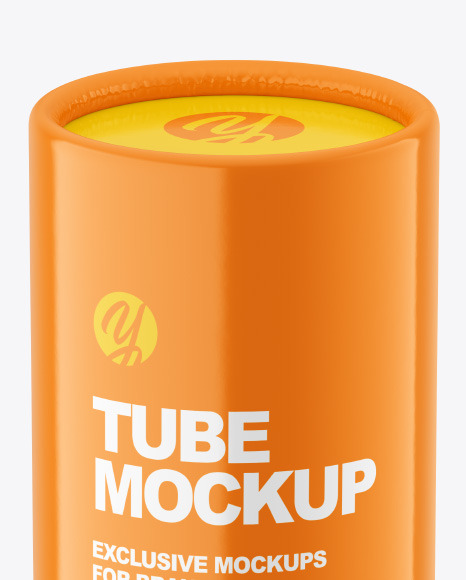 Glossy Tube Mockup PSD #2