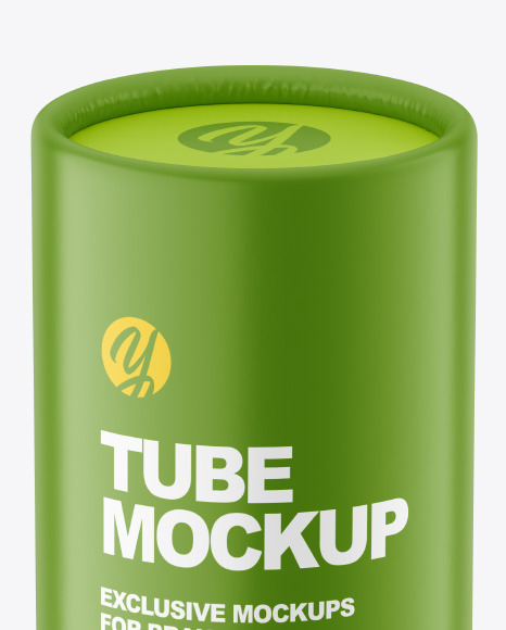 Matte Tube Mockup PSD #2