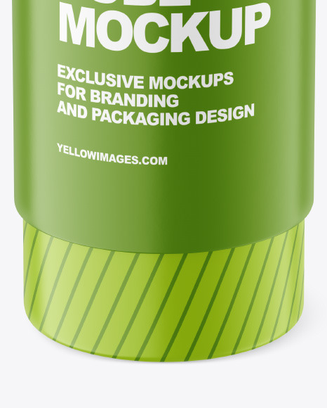 Matte Tube Mockup PSD #1