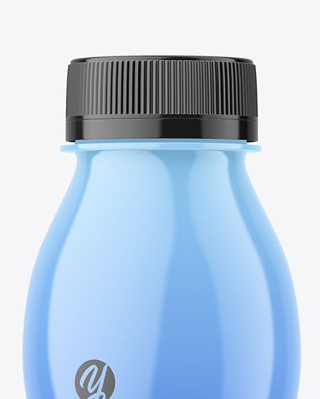 Glossy Plastic Bottle Mockup PSD #2