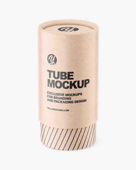 Kraft Tube Mockup