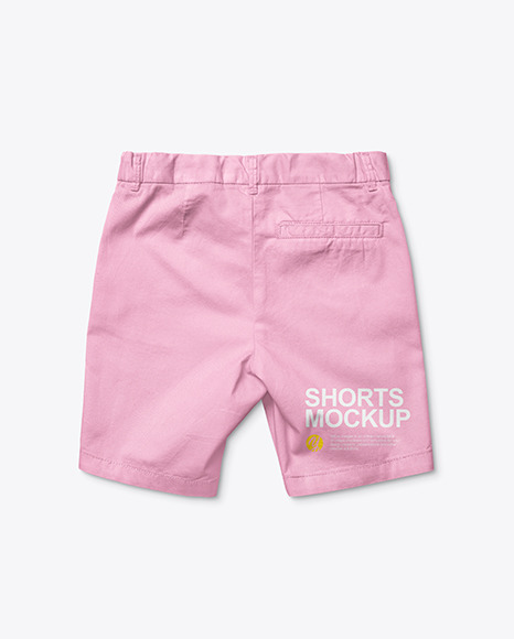 Baby Boy Shorts Mockup PSD #2