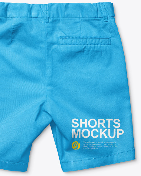 Baby Boy Shorts Mockup PSD #7