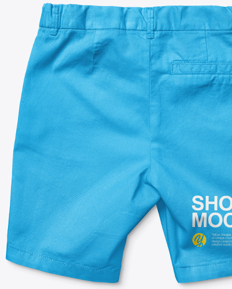 Baby Boy Shorts Mockup PSD #5