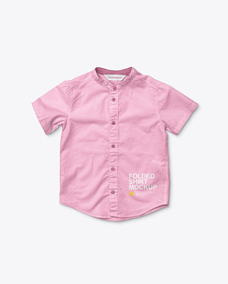 Baby Folded Shirt Mockup PSD #2