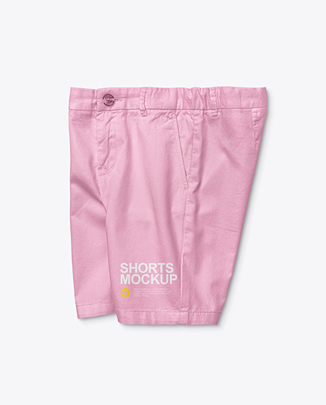 Baby Boy Shorts Mockup PSD #2