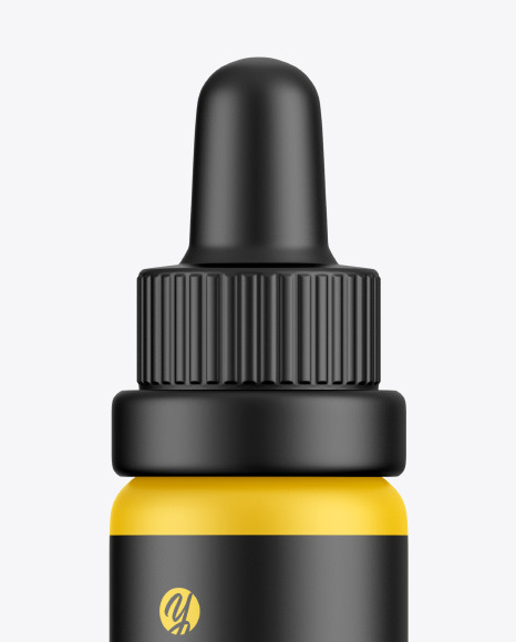 Matte Dropper Bottle Mockup PSD #2