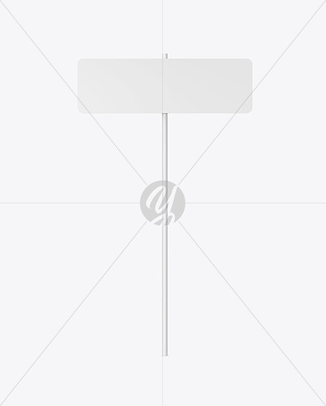 Street Sign Mockup PSD #3