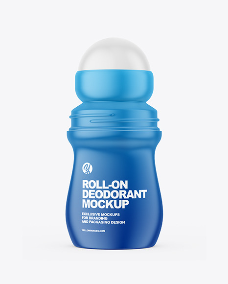 Matte Roll-On Deodorant Mockup