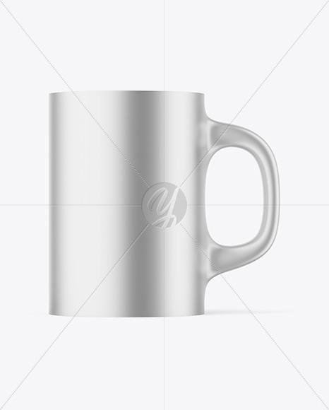 Metallic Mug Mockup PSD #1