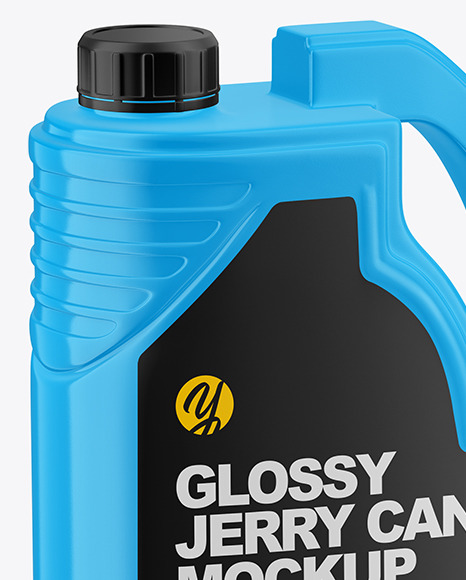 Glossy Jerry Can Mockup PSD #2