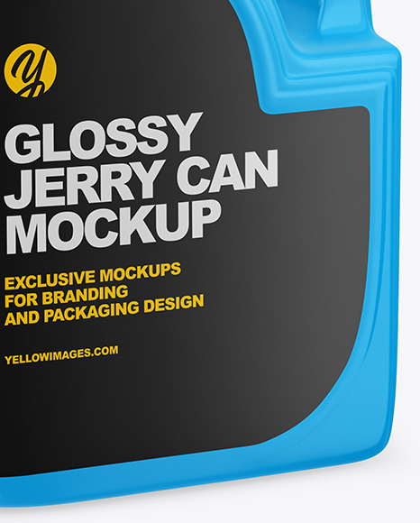 Glossy Jerry Can Mockup PSD #1