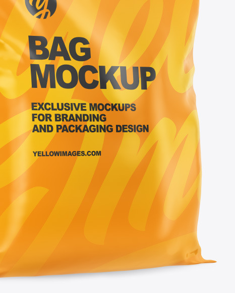 Plastic Bag Mockup PSD #4