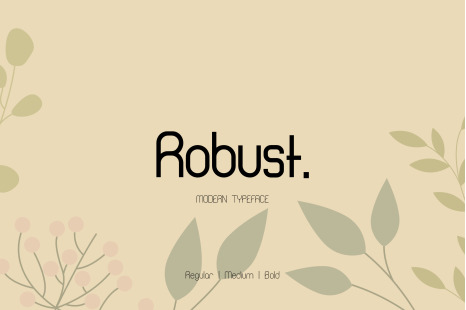 Robust Font