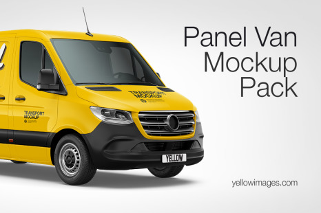 Panel Van Mockup Pack