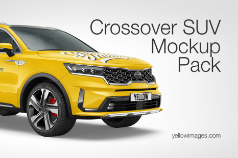 Compact Crossover SUV Mockup Pack