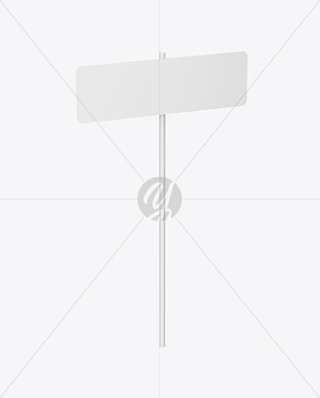 Street Sign Mockup PSD #3